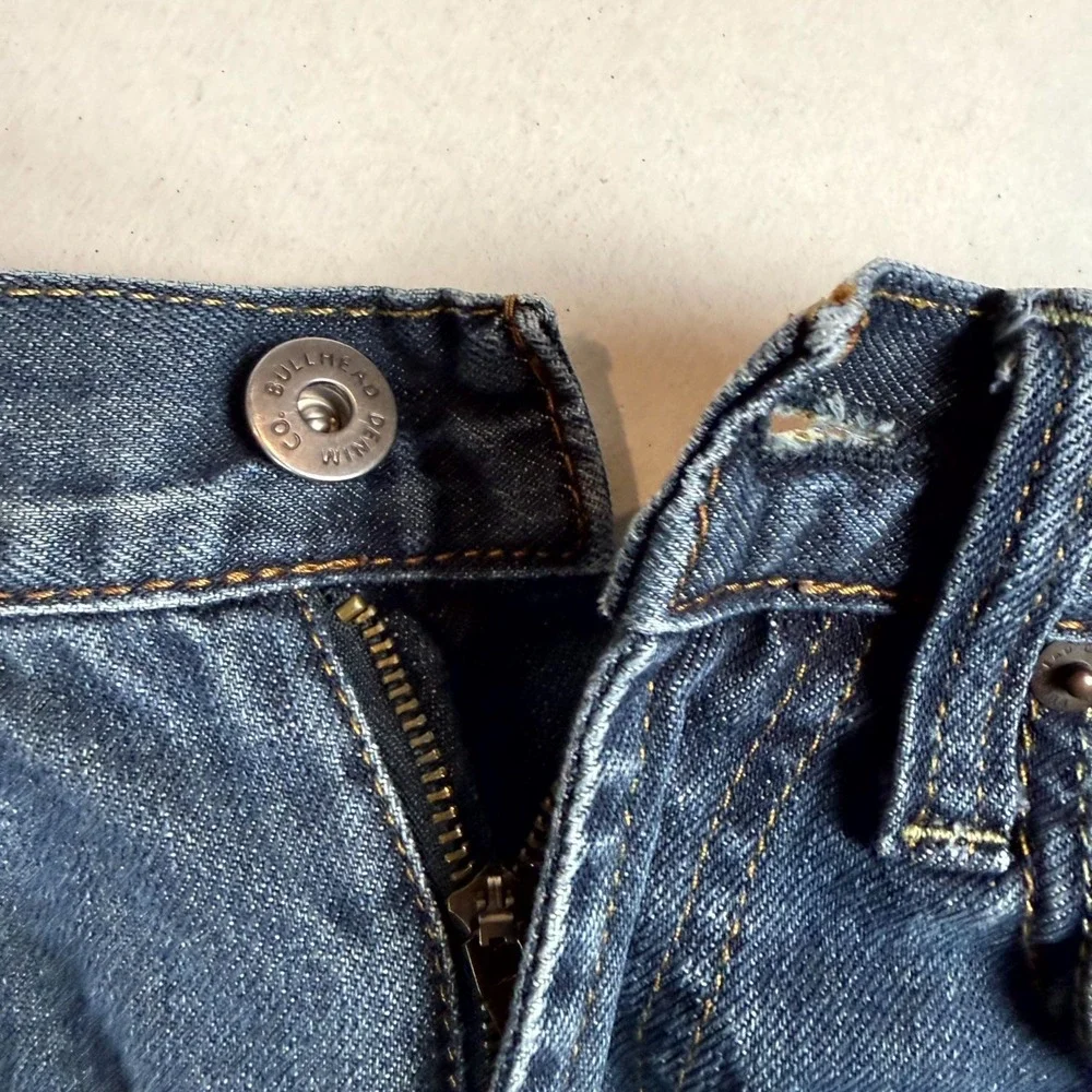 Bullhead Denim Co. Jeans Men 29x30 Blue Cotton Medium Wash Mid Rise Straight Leg